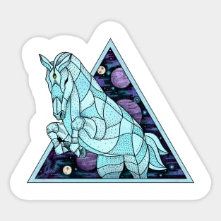 Cosmic Horse Sticker